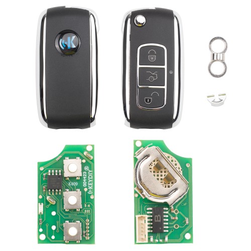 KEYDIY KD B07-3 Universal Flip Remote Key 3 Buttons for Bentley Type 5 pezzi/Lot