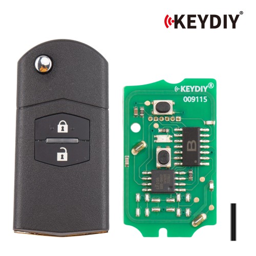 KEYDIY KD B14-2 Universal Flip Remote Key 2 Buttons for Mazda Type 5pcs/Lot