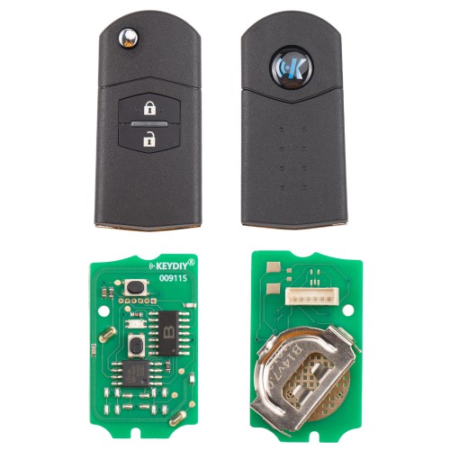 KEYDIY KD B14-2 Universal Flip Remote Key 2 Buttons for Mazda Type 5pcs/Lot