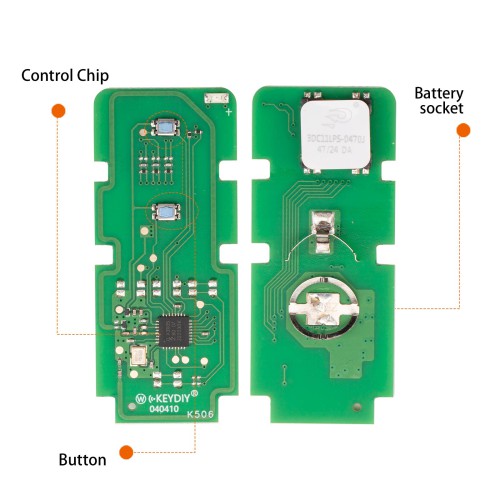 KEYDIY KD ZB63-2 Universal Smart Remote Key 2 Buttons 5pezzi/Lot