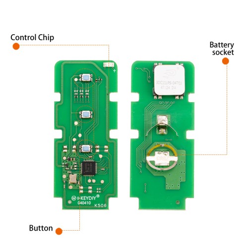 KEYDIY KD ZB63-3 Universal Smart Remote Key 3 Buttons 5pcs/Lot