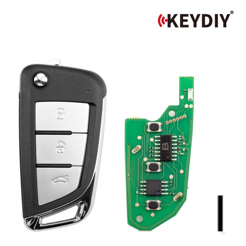 KEYDIY KD B59-3 Universal Flip Remote Key 3 Buttons 5pcs/Lot