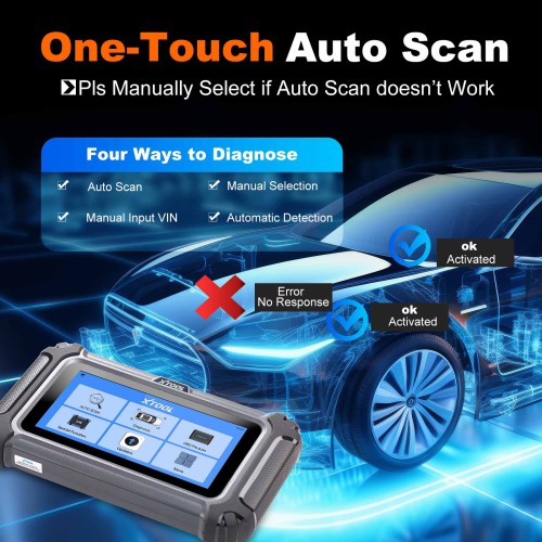 XTOOL D5S Vehicle Scanner with 16 Maintenance Services Supports Oil Light Reset, EPB, SAS,BMS Reset, Throttle, TPMS Reset, ABS,