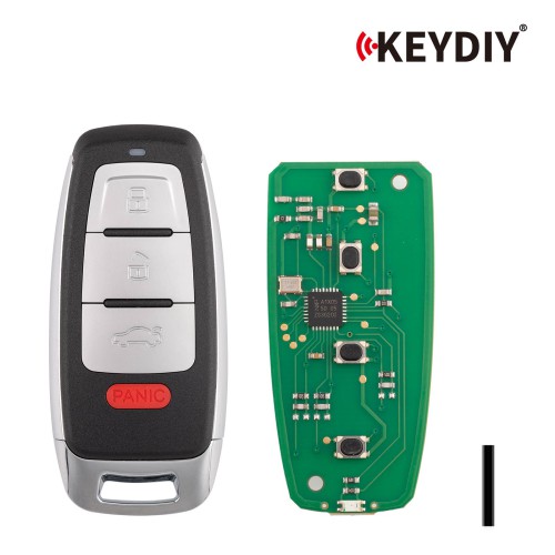 KEYDIY KD ZB08-4 Universal Smart Remote Key 3+1 Buttons for Audi Type 5pcs/Lot