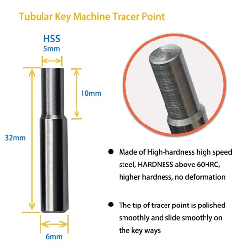 GODIAG TH7050 5MM Tracer φ5.0x10xD6x32L For SILCA MATRIX PRO, MATRIX EVO, MATRIX SLX, MATRIX SX, MATRIX S 5pcs/Lot