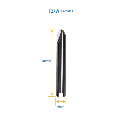 GODIAG F27W Dimple Cutter φ2.8x100°xD6x40x1T For SILCA MATRIX PRO, MATRIX EVO, MATRIX SLX, MATRIX SX, MATRIX S
