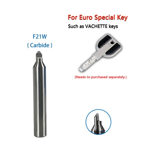 GODIAG F21W 85° Dimple Cutter φ3.2x5xD6x85°x40x1T-P-0.8 For SILCA MATRIX PRO, MATRIX EVO, MATRIX SLX, MATRIX SX, MATRIX S