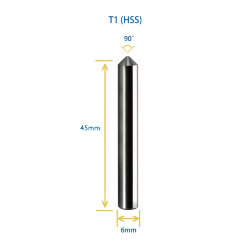 GODIAG T1 90° Tracer φ6x90°x48L-0.7 For SILCA MATRIX PRO, MATRIX EVO, MATRIX SLX, MATRIX SX, MATRIX S 5 Pezzi/Lot