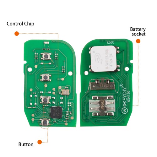 KEYDIY KD ZB46-3 (Start) Universal Smart Remote Key 3 Buttons for Honda Type 5pcs/Lot