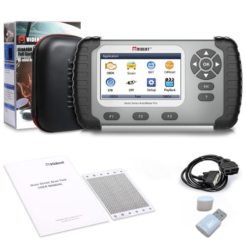 VIDENT iAuto708 Sistema Completo Tutte Le Marche Scan Tool OBDII Scanner OBDII Strumento Diagnostico
