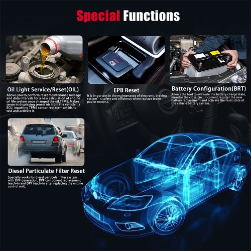 VIDENT iAuto708 Sistema Completo Tutte Le Marche Scan Tool OBDII Scanner OBDII Strumento Diagnostico