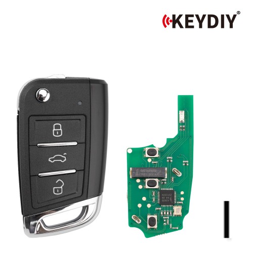KEYDIY KD ZB15-3 Universal Smart Flip Remote Key 3 Buttons for VW Type 5pcs/Lot