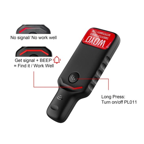 WOYO PL011 PKE(Passive Keyless Entry) KSS(Keyless Start System) KIS(Keyless Ignition System)Tester Diagnostic for Handle Sensors & LF Antennas