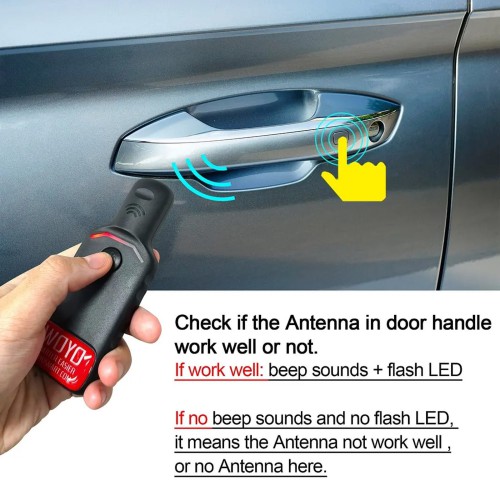 WOYO PL011 PKE(Passive Keyless Entry) KSS(Keyless Start System) KIS(Keyless Ignition System)Tester Diagnostic for Handle Sensors & LF Antennas