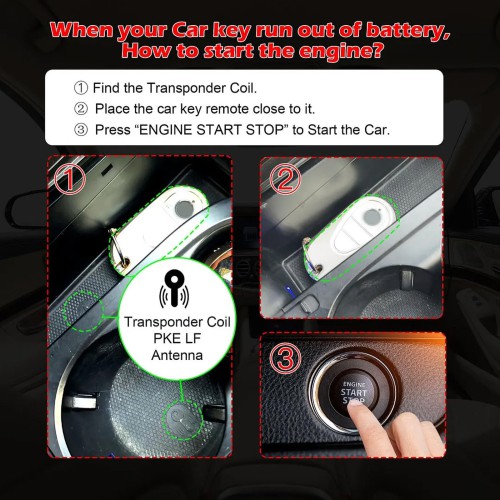WOYO PL011 PKE(Passive Keyless Entry) KSS(Keyless Start System) KIS(Keyless Ignition System)Tester Diagnostic for Handle Sensors & LF Antennas