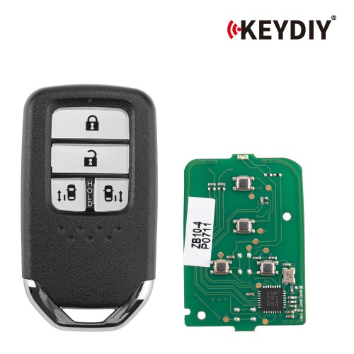 KEYDIY KD ZB10-4 Universal Smart Remote Key 3+1 Buttons (Slide Door) for Honda Type 5pcs/Lot