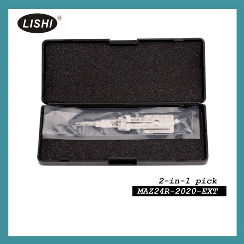 LISHI MAZ24R Flat Milling Tool (10-CUT) 2-in-1 Pick & Decoder for Mazda Door Locks/Lock Trunk /Anti-Glare