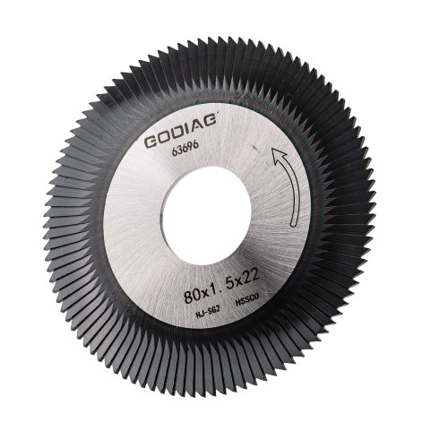 GODIAG HJ-SG2 Side Milling Cutter φ80x1.5xφ22 For SILCA DUO, OPERA III; OPERA IV; TARG 2000, TECH3; TECHNICA,PRIMA LASER MACHINE
