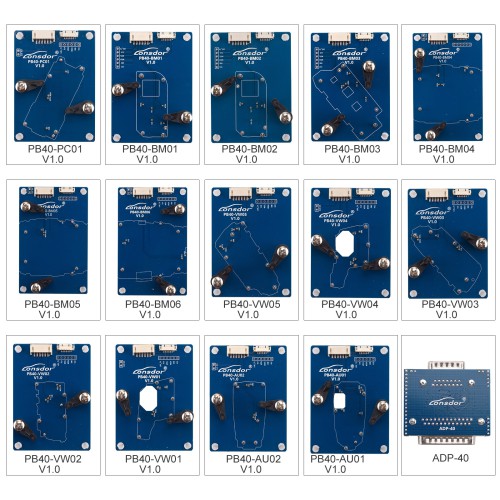 Lonsdor BMW BDC2 BDC3 MQB49 5C 5D Encrypted Solder-Free Adapter Kit 15 Pieces
