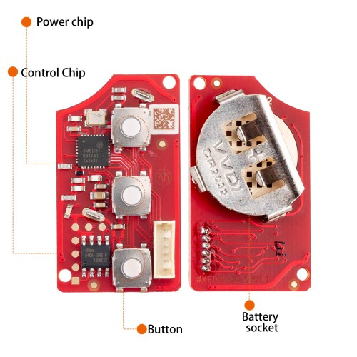 XHORSE XKB512EN Second Generation Universal Remote Key B5 Type with XT27B super chip 5pcs/lot