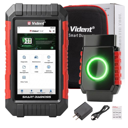 VIDENT iLink400Max Read & Erase DTC Supports OIL, TBA/TPS. EPB, BRT, SAS,  Supports the Latest 2024 Car Models