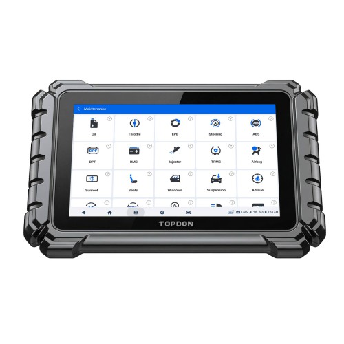 2026 TOPDON ONE Lite Bidirectional Diagnostic Scanner CANFD DoIP J2534 VCI Support ECU Coding Topology 50+ Service Function, TopFix AI