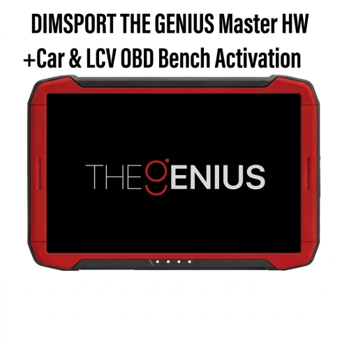 DIMSPORT THE GENIUS Master Hardware with Car & LCV OBD & Bench License Activation