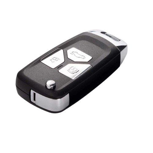 XHORSE XNAU21EN Telecomando Universale Wired Serie Audi, 3 Tasti, Seconda Generazione - All Black 5 Pezzi/Lot