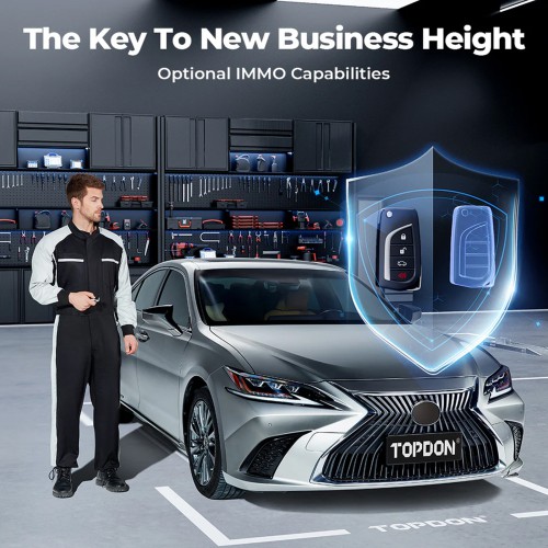 TOPDON TopScan Master Supports 10 OBD2 Testing Modes, 30 Service Functions, DoIP, 1 Year of Free Update & Warranty