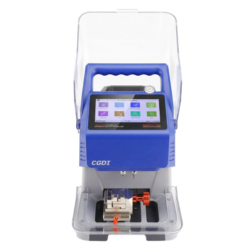 CG MONSTER G08 Key Cutting Machine Blue Color with T5 Clamp Built-in Battery, Bluetooth & WiFi, Vehicle Key Database Supports Fast & Stable Cutting