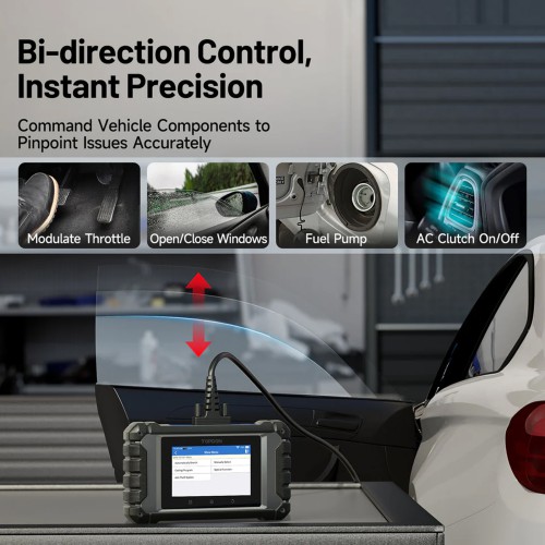 TOPDON ArtiDiag EU 4" Scan Tool for Euro Vehicles, ECU Coding, Free Updates