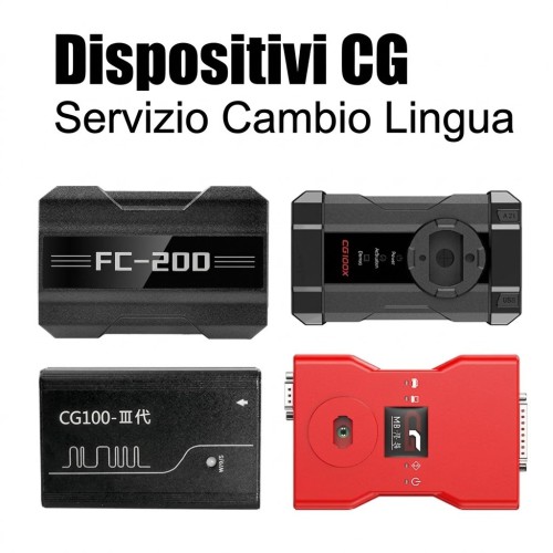 [Attivazione Online] CGDI Language License for CGPro CGDI BMW, CGDI MB, AT200 and CG FC200