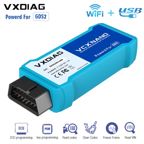 VXDIAG VCX NANO for GM/OPEL GDS2 Diagnostic Tool WIFI Version  + U Disk with Software