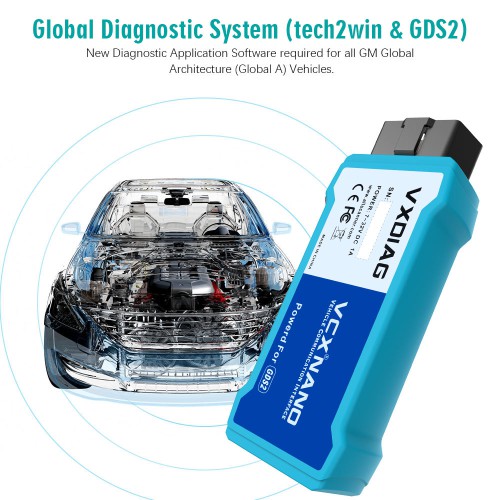 VXDIAG VCX NANO for GM/OPEL GDS2 Diagnostic Tool WIFI Version  + U Disk with Software