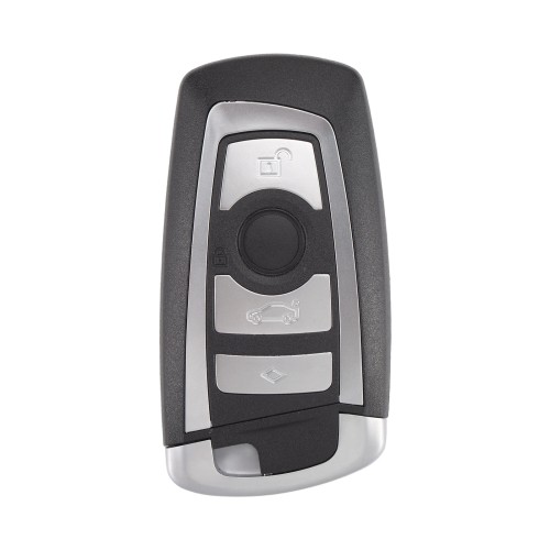 OEM BMW F-Series Key Shell 4-Button Silver Color for XHORSE XSBMB1EN Bread Style PCBA