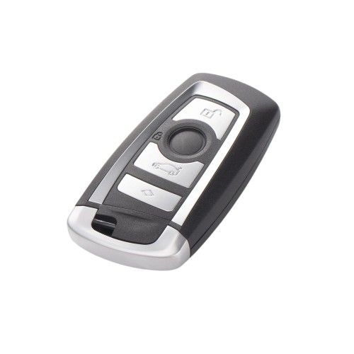 OEM BMW F-Series Key Shell 4-Button Silver Color for XHORSE XSBMB1EN Bread Style PCBA
