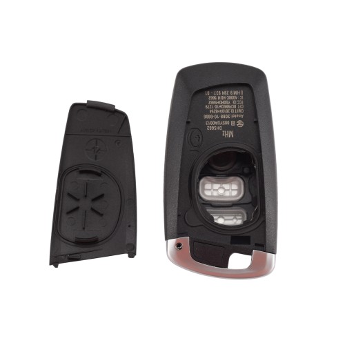 OEM BMW F-Series Key Shell 4-Button Silver Color for XHORSE XSBMB1EN Bread Style PCBA