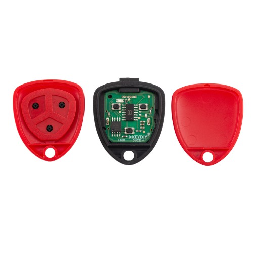 KEYDIY KD B17-3 Bladed Universal Remote 3 Buttons for Ferrari Type Red Color 5 Pezzi/Lot