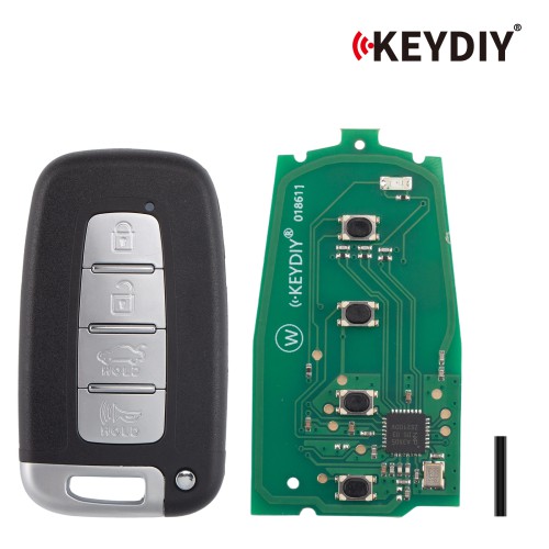 KEYDIY KD ZB04-4 Universal Smart Remote Key 3+1 Buttons (Middle Slot) Hyundai Type 5pcs/Lot