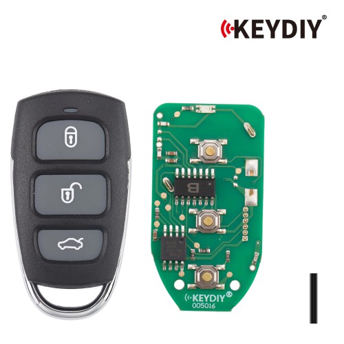 KEYDIY KD B20-4 Universal Remote Key 3+1 Buttons for Hyundai Azera Type 5Pcs/Lot