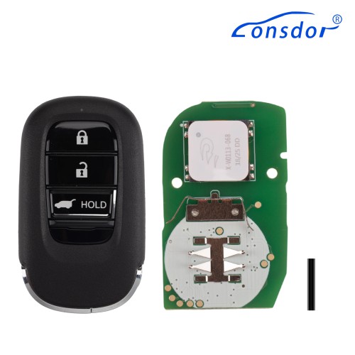 Lonsdor HD30-19 Smart Key Universale 3 Tasti per Honda (2013-2025) - Supporto ID46/ID47/ID4A