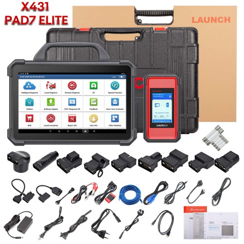 95% Nuovo-Launch X-431 PAD VII PAD 7 Elite Strumento Diagnostico per Autoveicoli di Calibrazione ADAS Supporta la Codifica e la Programmazione online