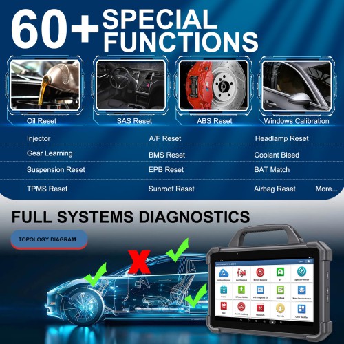 95% Nuovo-Launch X-431 PAD VII PAD 7 Elite Strumento Diagnostico per Autoveicoli di Calibrazione ADAS Supporta la Codifica e la Programmazione online