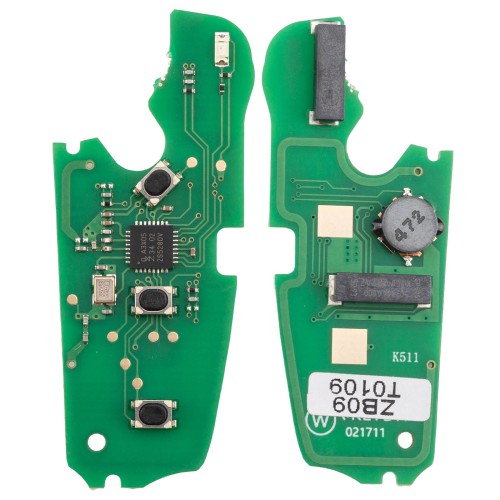KEYDIY KD ZB09 Universal Smart Key PCB 3 Buttons (AD) (Only PCB) for Audi Type 5pcs/Lot