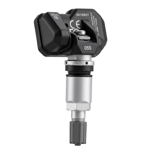 LAUNCH TSENSOR-05S RF TPMS Sensor (Overseas Configuration with Adjustable Angle Sandblasted Silver Aluminum) 4Pezzi/Lot