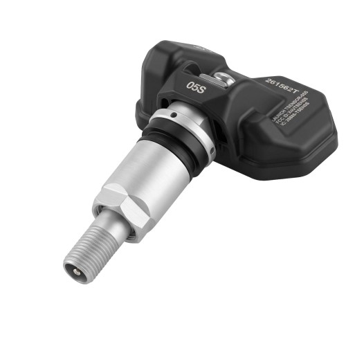 LAUNCH TSENSOR-05S RF TPMS Sensor (Overseas Configuration with Adjustable Angle Sandblasted Silver Aluminum) 4Pezzi/Lot