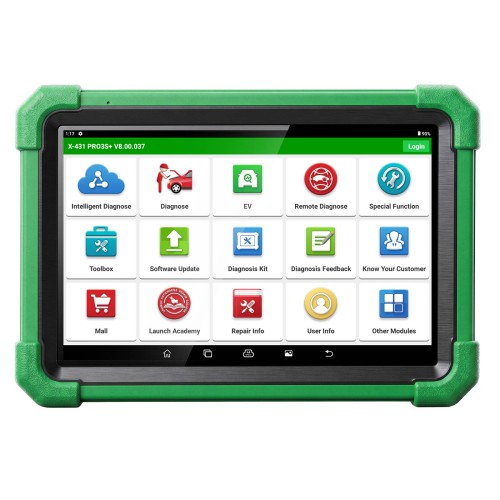 2026 LAUNCH X431 PRO3S+ EV Diagnostic Scanner for 95% EV Vehicles Supports Topology 40+ Service Functions CAN FD DoIP