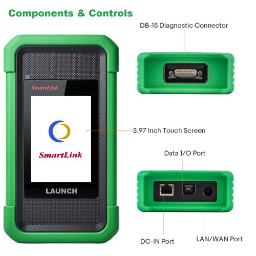 2026 LAUNCH X431 PRO3S+ EV Diagnostic Scanner for 95% EV Vehicles Supports Topology 40+ Service Functions CAN FD DoIP
