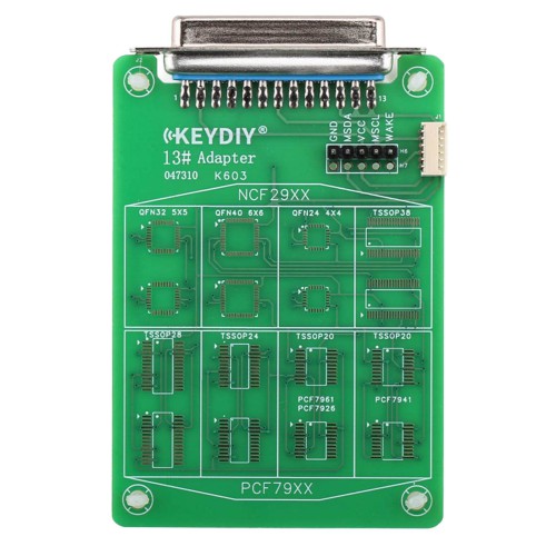 Adattatore KEYDIY 13# per Lettura Chip 5C & 5D Recupero Chiavi Rotte o Allagate