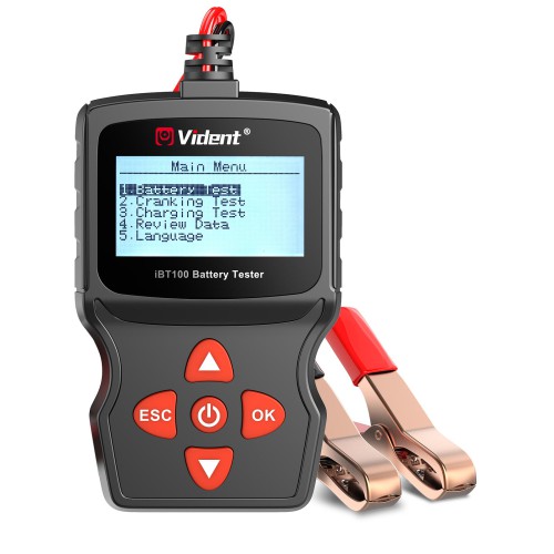Nuovo Vident iBT100 12V Analizzatore di Batteria per Allagato / Piastra Piana AGM / Spirale AGM / GEL Batterie